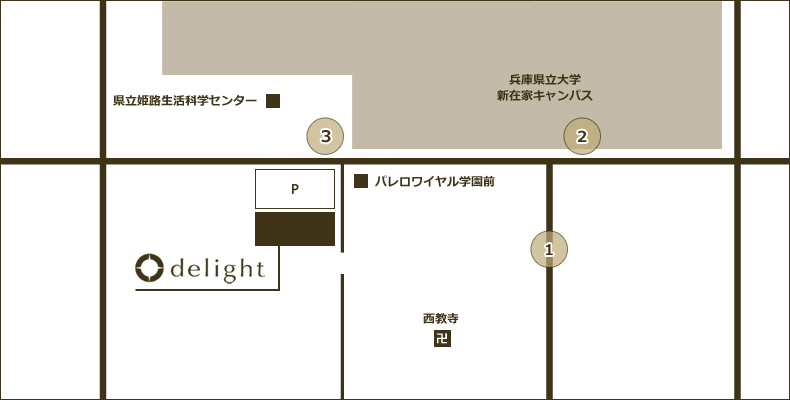 詳細な地図